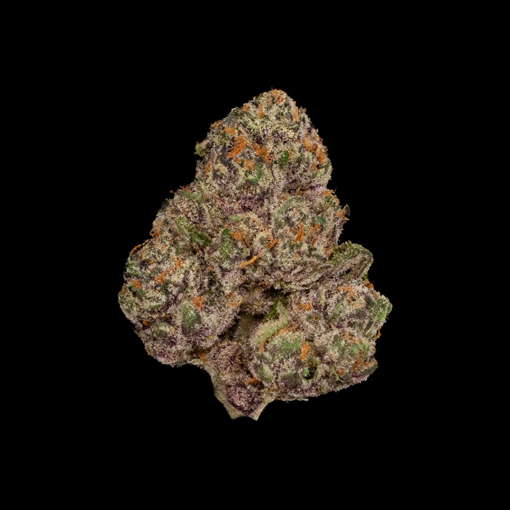 A photograph of a Rainbow Zoap Nug after dry and trim