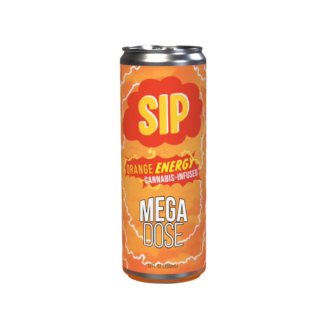 SIP Orange Energy Mega Dose THC Drink