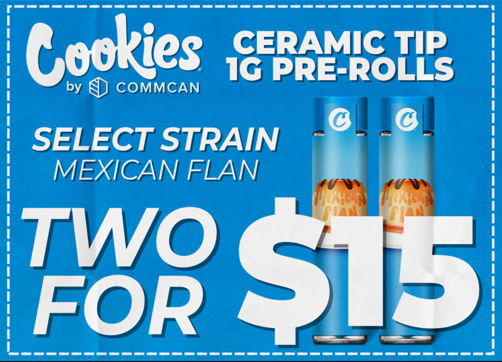 Mexican Flan ceramic tip pre-rolls – $8 each or 2 for $15
