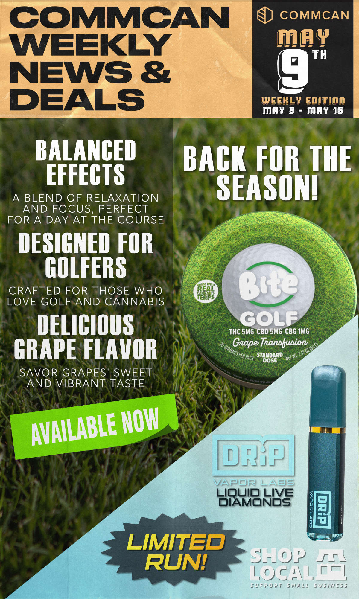 Cannabis Deals & News – Weekly Promotions at CommCan Dispensaries