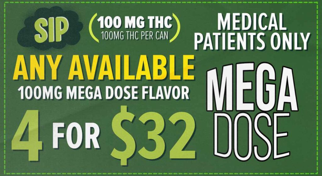 MEGA Dose SIP sodas pack a serious punch — mix and match 4 for only $32