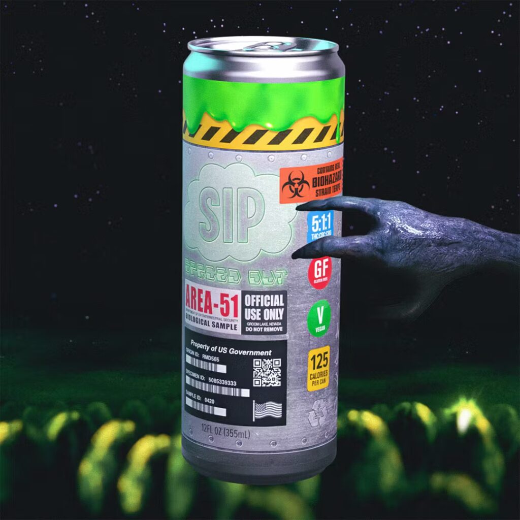 SIP Spaced Out Soda Can
