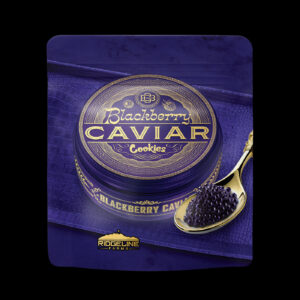 Blackberry Caviar Flower Bag