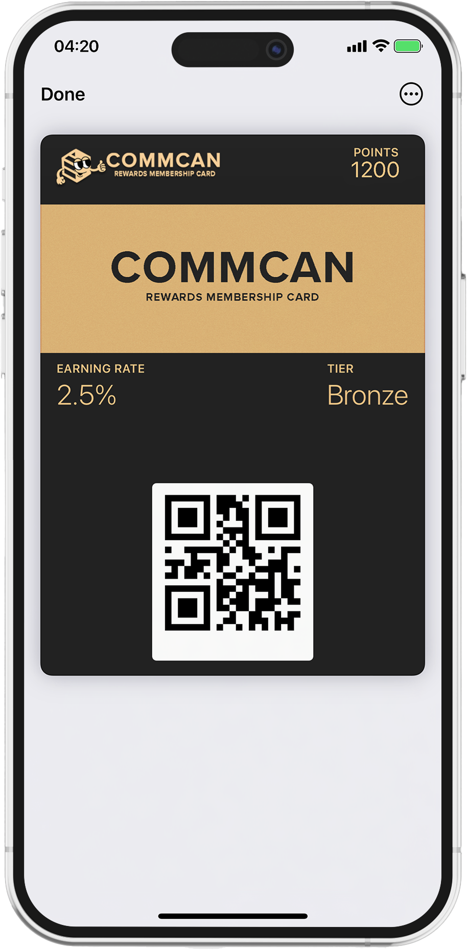 CommCan Rewards App