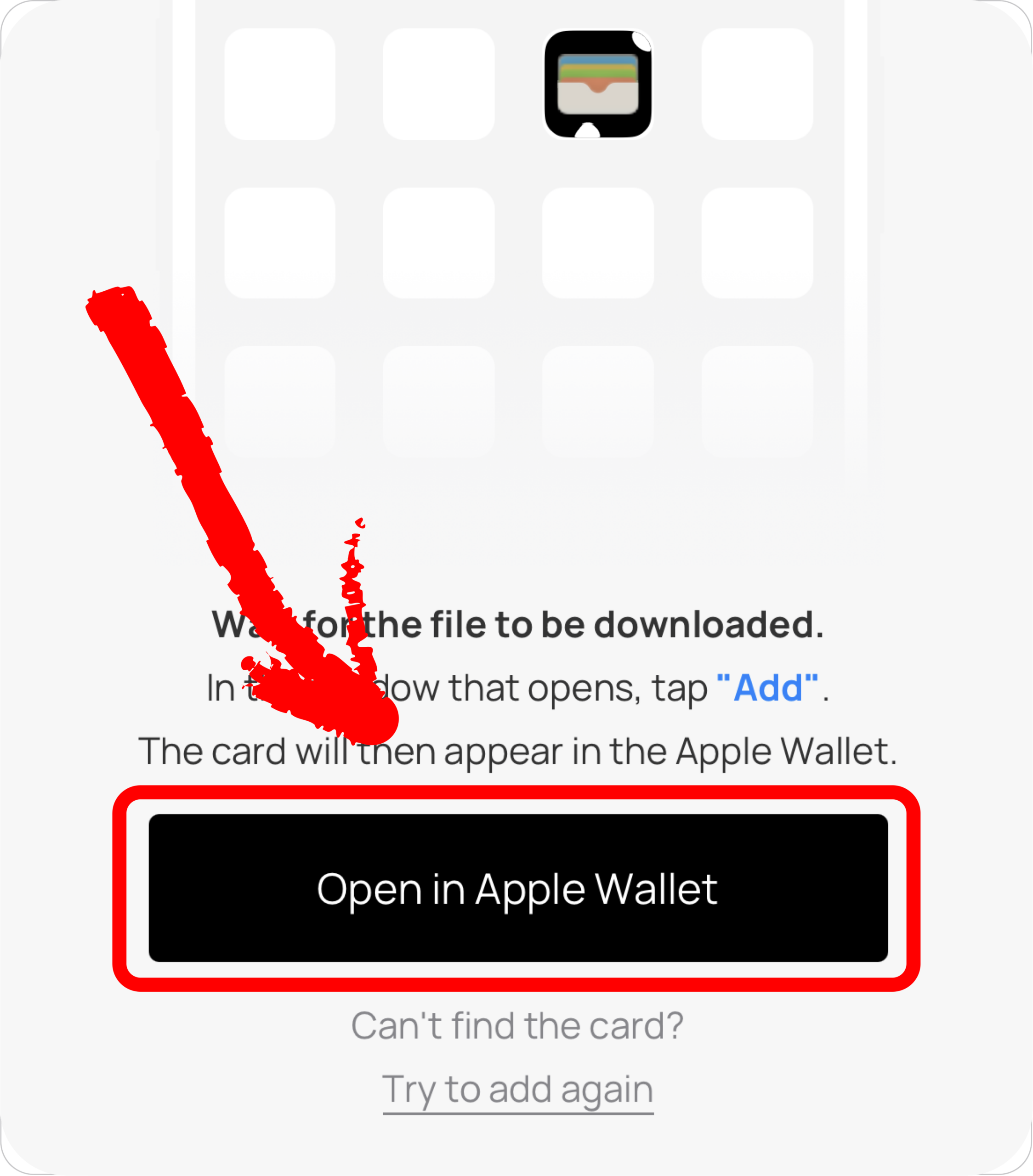 Open in Wallet