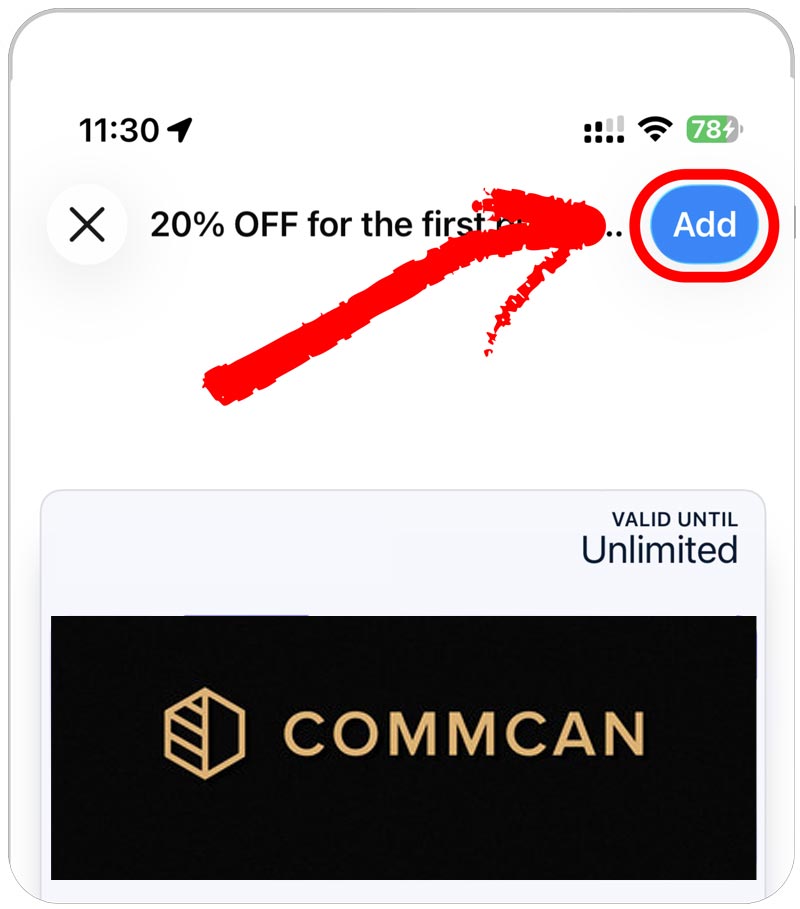 Add to Wallet